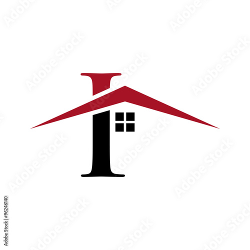 letter house real estate logo