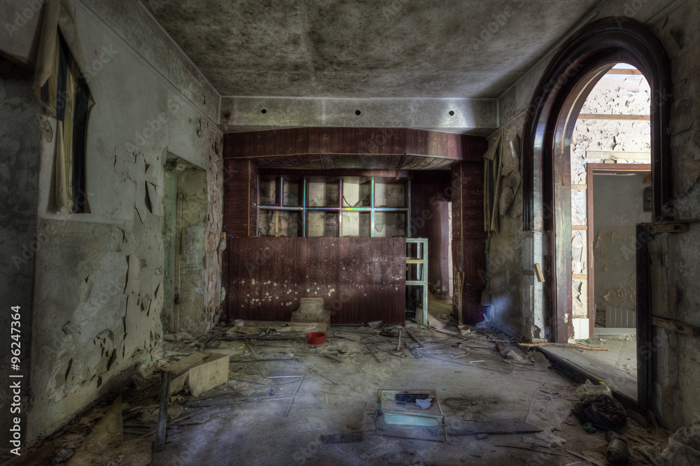 Obraz premium old abandoned building