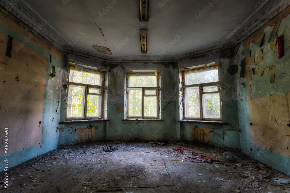 Obraz premium old abandoned building