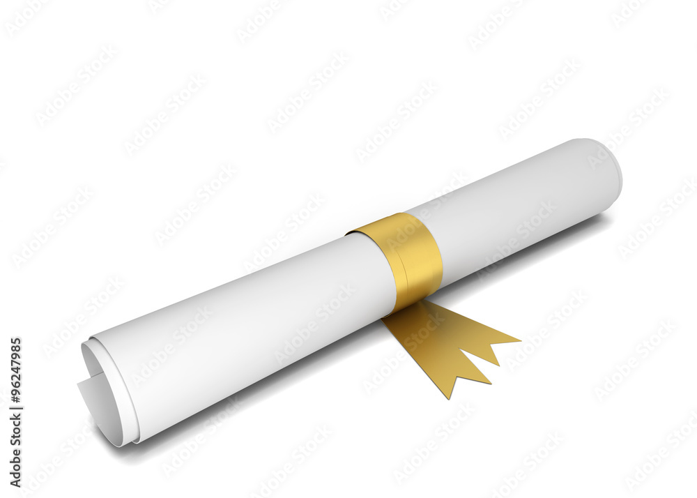 Paper diploma Paper diploma