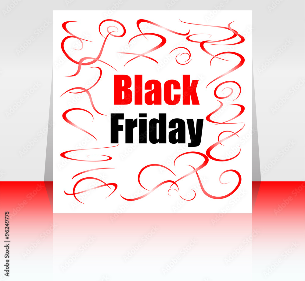 Black Friday sale inscription design template. Black Friday banner. Vector illustration Black Friday sale inscription design template. Black Friday banner. Vector illustration