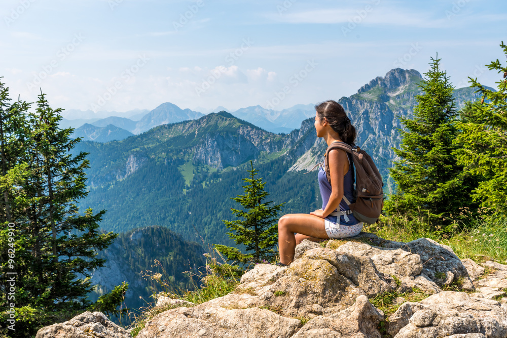 Naklejka premium Beautiful Landscape in Allgäu - Alps, Tegelberg