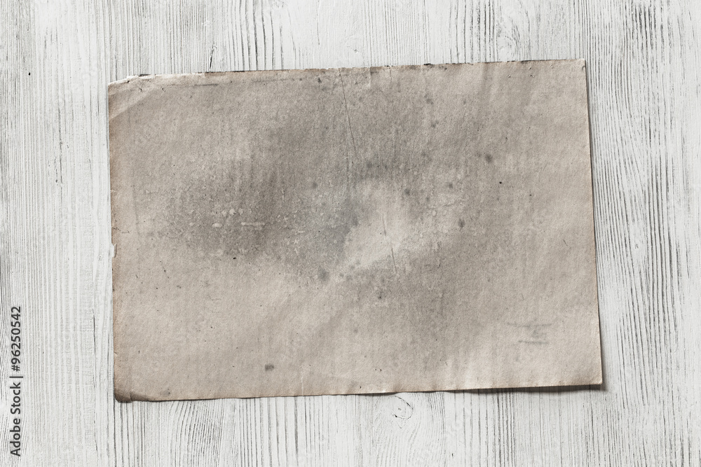 Fototapeta premium paper on wooden background