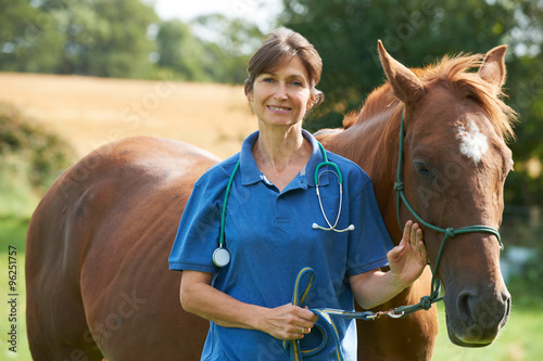 Portrait Of Female Vet In F...