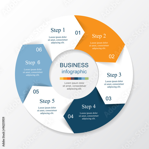 Vector infographic template