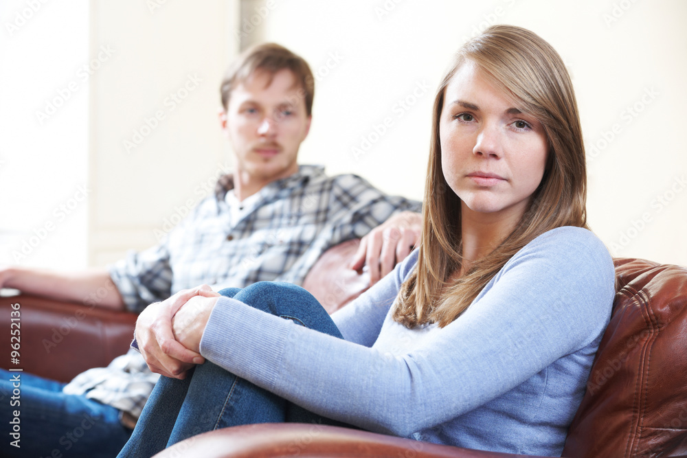 Couple With Relationship Difficulties At Home Couple With Relationship Difficulties At Home