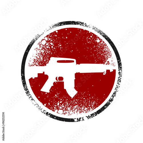 Distressed Rifle Gun