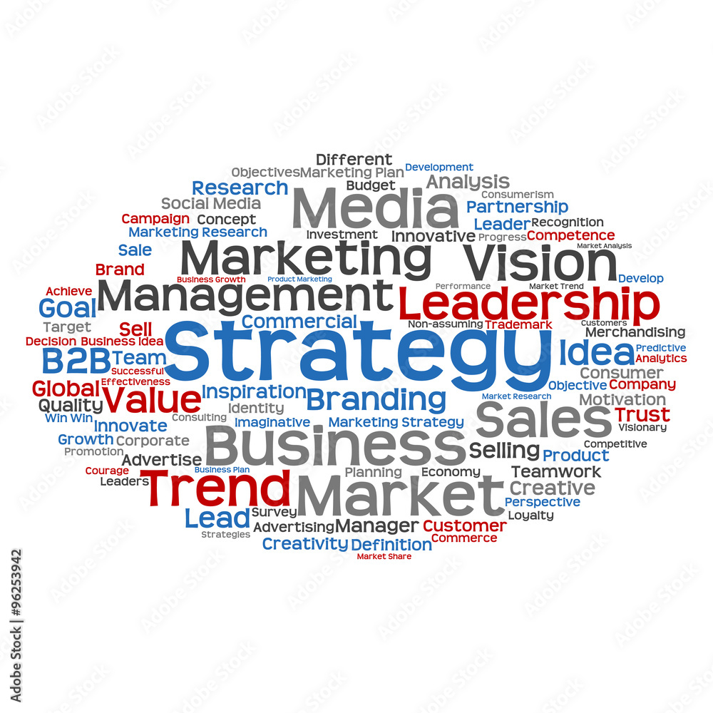 Conceptual business marketing word cloud Conceptual business marketing word cloud