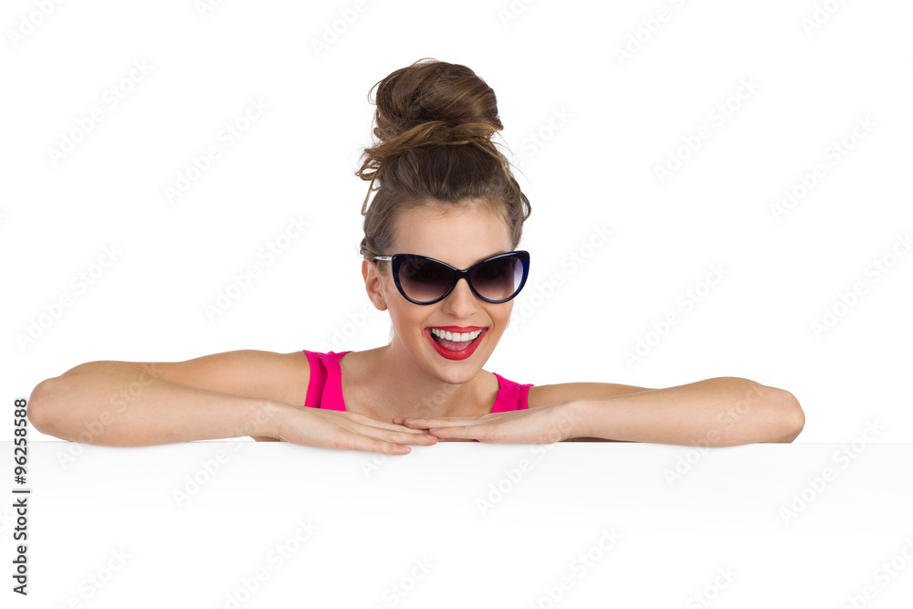 Laughing Woman In Sunglasses Laughing Woman In Sunglasses