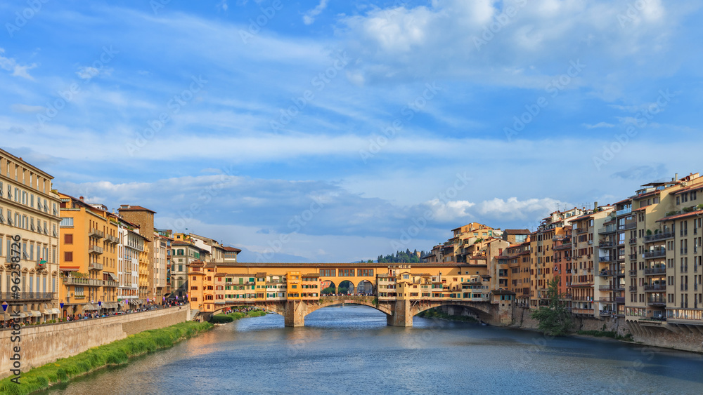 Famous bridge Ponte Vecchio, Florence, Italy