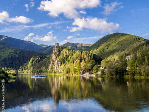 Strecno castle in northern Slovakia