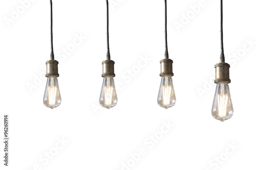 lamp with white background.