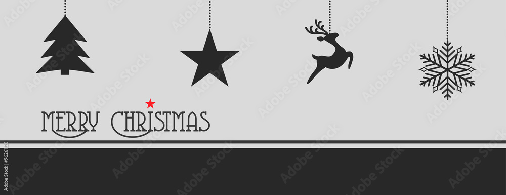 Merry Christmas - Vektor Grafik Merry Christmas - Vektor Grafik