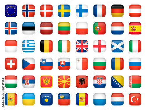 EU flags