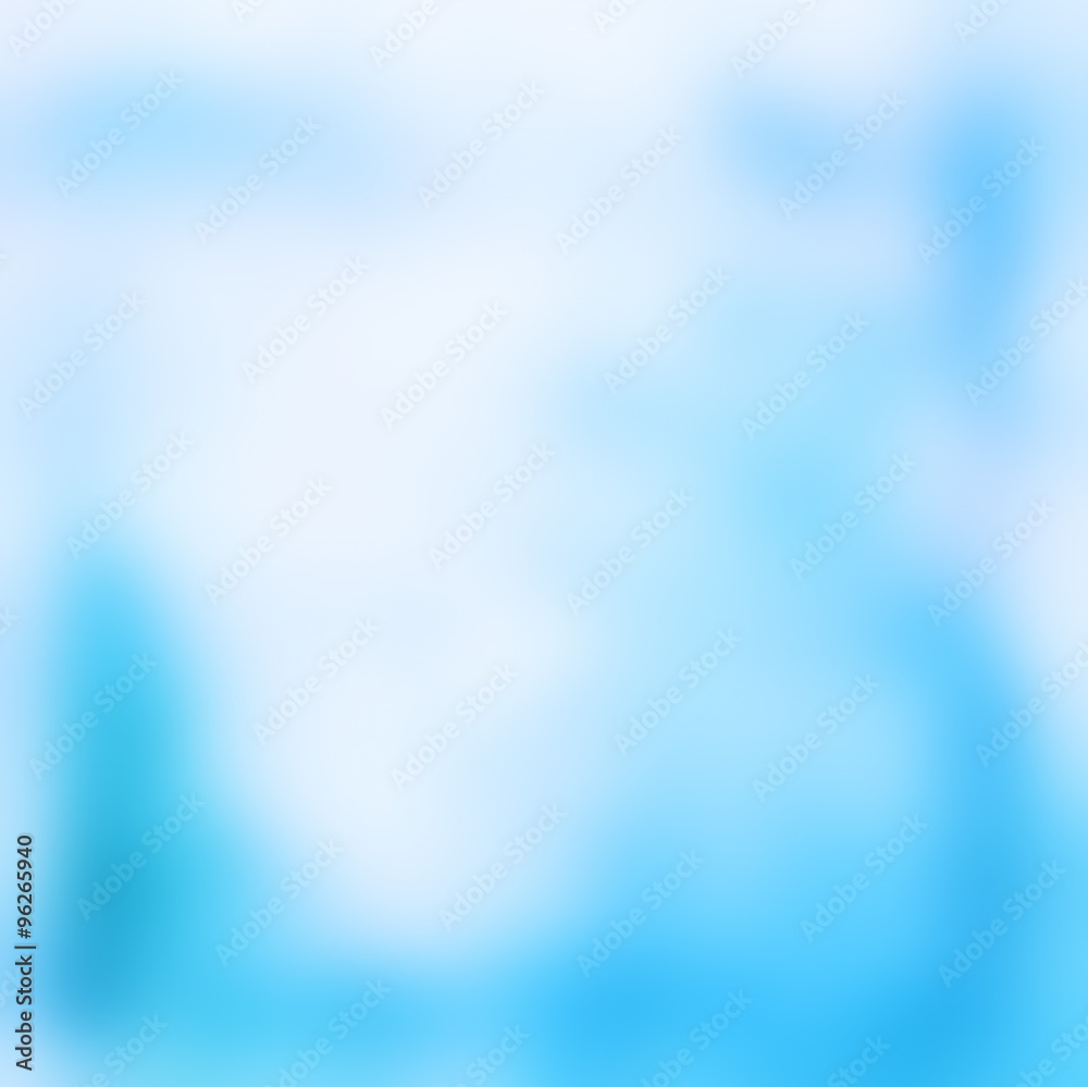 Obraz premium Blue blurred background