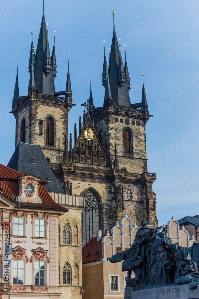 Fototapeta premium Church of Our Lady before Týn in prague