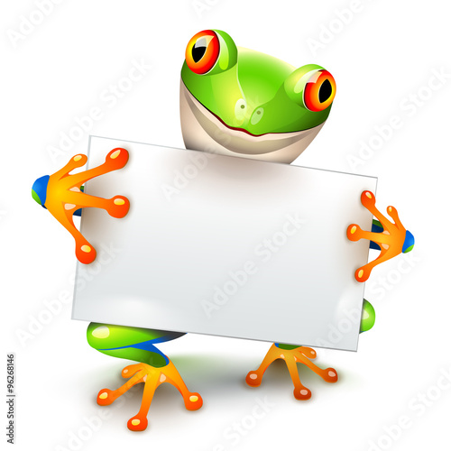 Little tree frog message