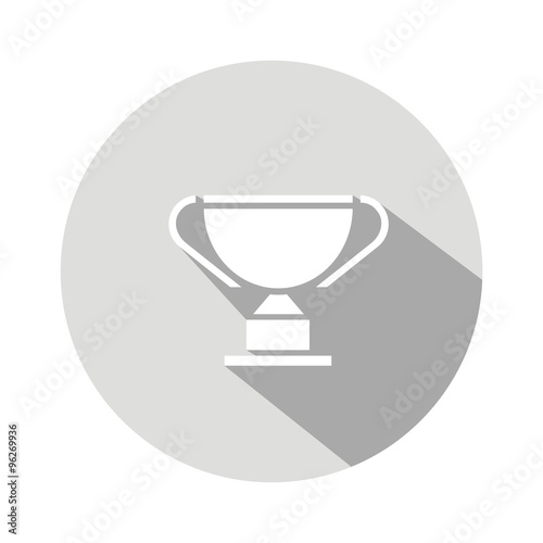 icono trofeo mod11 gris botón sombra