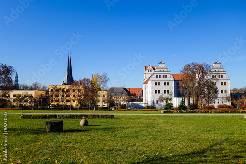 Muldepark Zwickau mit Schloss Osterstein photo