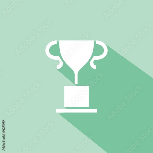 Icono trofeo mod10 verde sombra