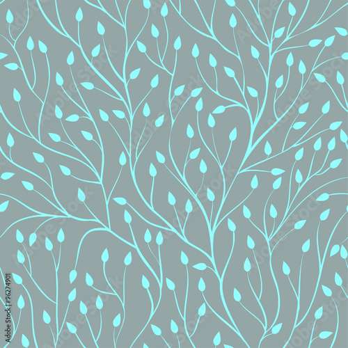 Beautiful seamless background with tree branches