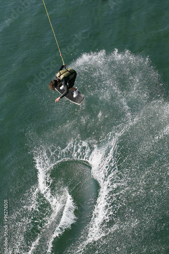 Wakeskate trick photo