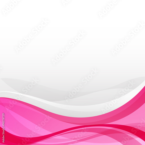 Abstract background pink curve and wave element