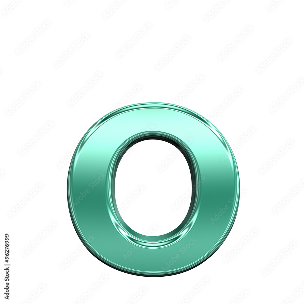 One lower case letter from shiny turquoise alphabet set, isolated on white. Computer generated 3D photo rendering. One lower case letter from shiny turquoise alphabet set, isolated on white. Computer generated 3D photo rendering.