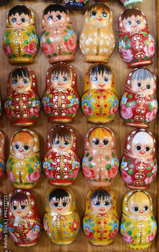 Matrioshka  dolls are the most popular souvenirs from Russia