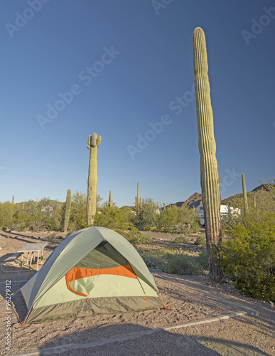 Campsite in a Desert Park photo