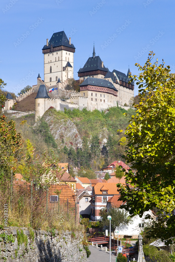 gothic castle Karlstejn, Czech republic