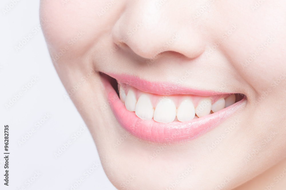 Obraz premium young woman health teeth