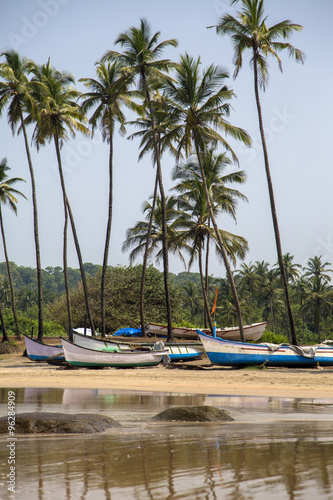 Beach in Anjuna, Goa, India