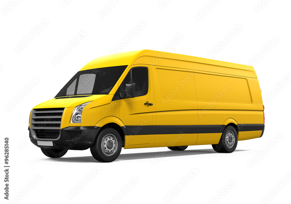 Yellow Delivery Van Yellow Delivery Van