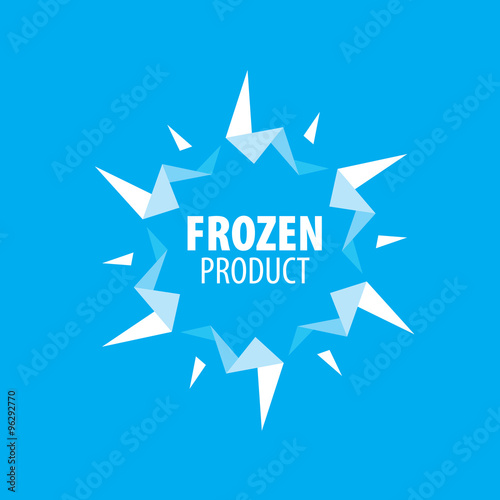 Fototapeta Naklejka Na Ścianę i Meble -  logo for frozen products