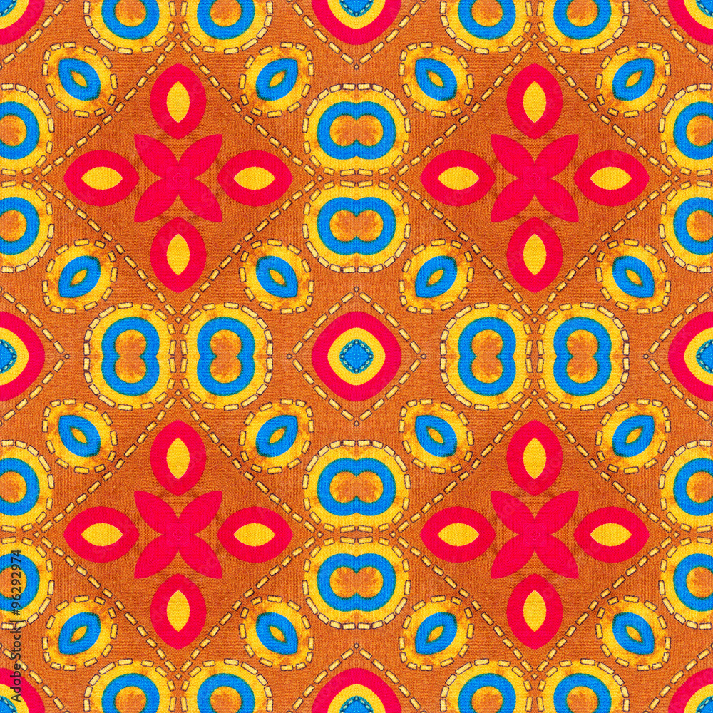 Background of Thai style fabric pattern Background of Thai style fabric pattern