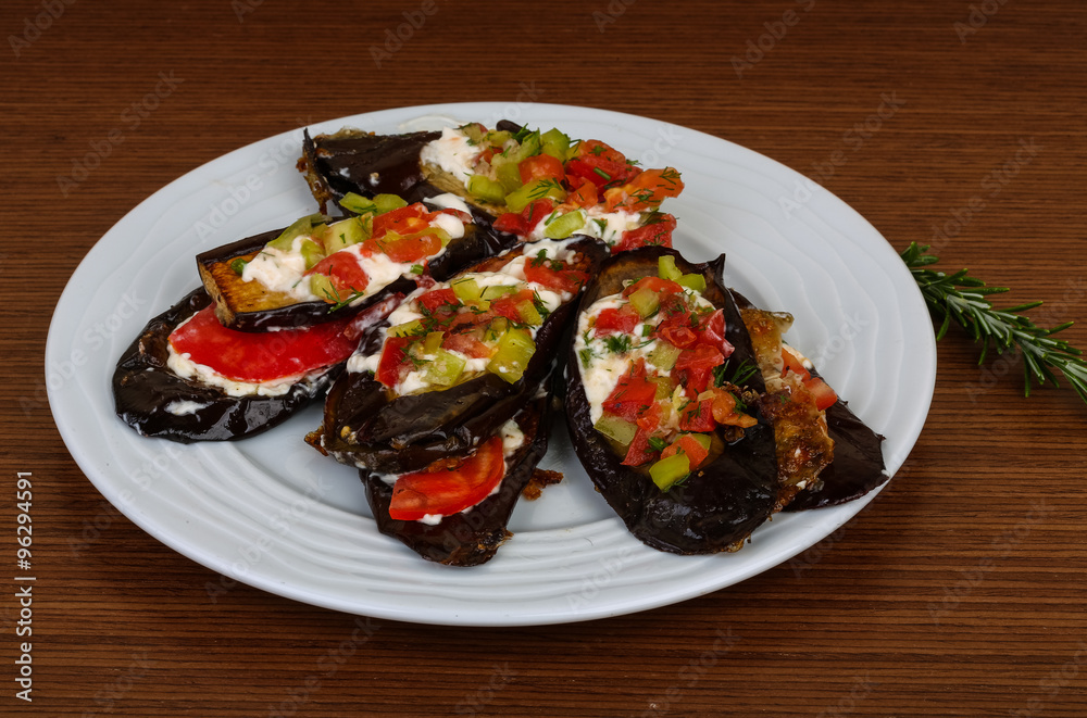 Grilled eggplant Grilled eggplant