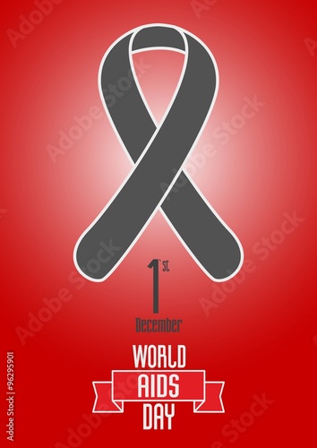 vector world aids day design concept