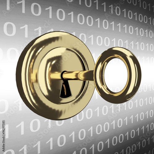 Foto Key in Virtual Wall