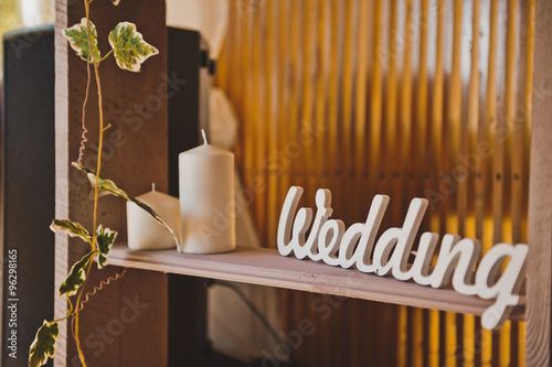 Canvas Print The details of the decoration of the wedding hall 4175.