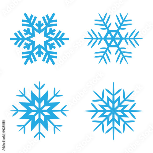 snowflakes set