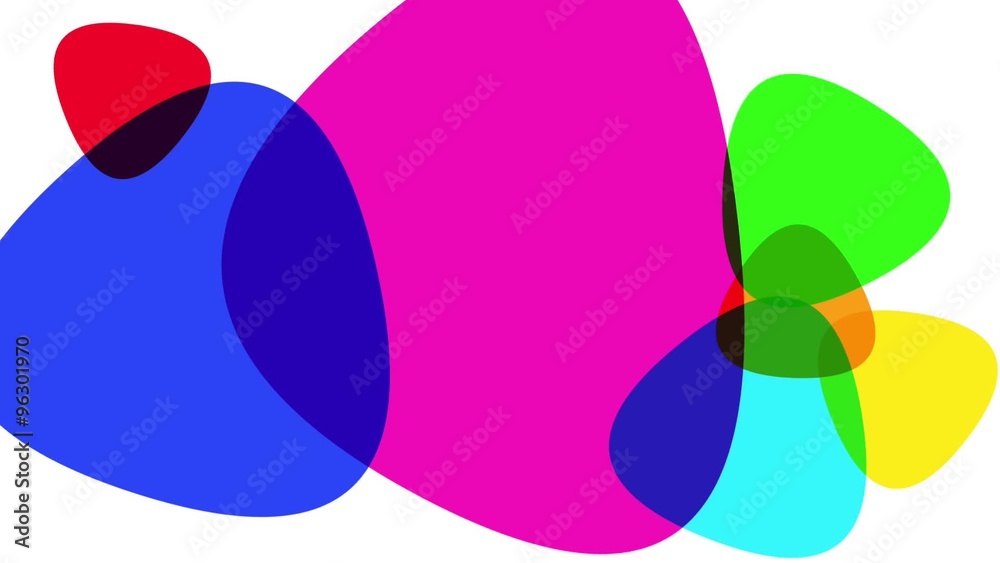 Abstract background with multi color shapes