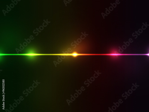 Abstract technology background with colorful light beams and rays