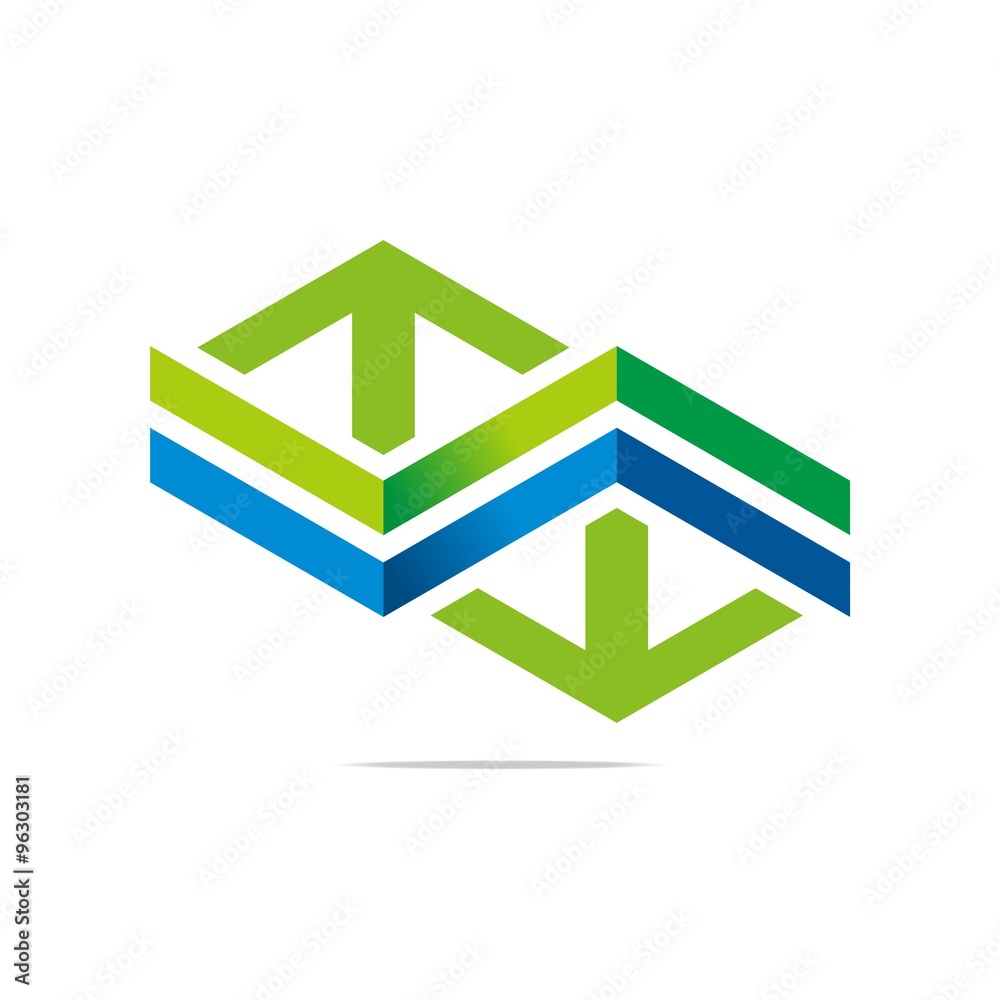 Logo Abstract Arrow Letter Line Hexagon Design Logo Abstract Arrow Letter Line Hexagon Design