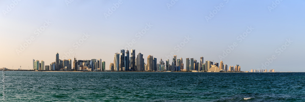 Obraz premium Doha, front de mer 