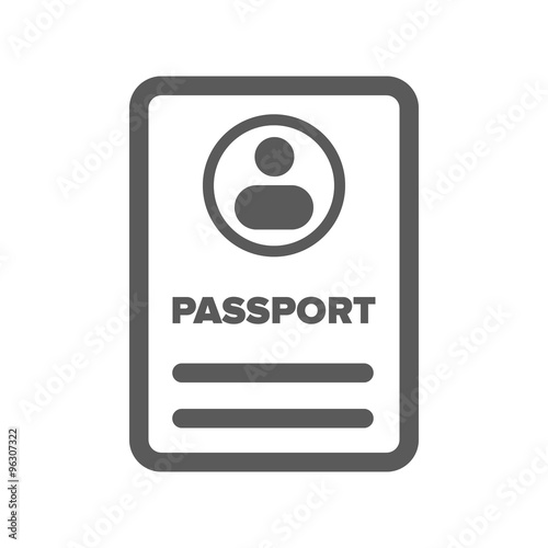 ID passport icon