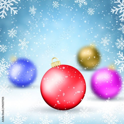 Illustration Christmas background 