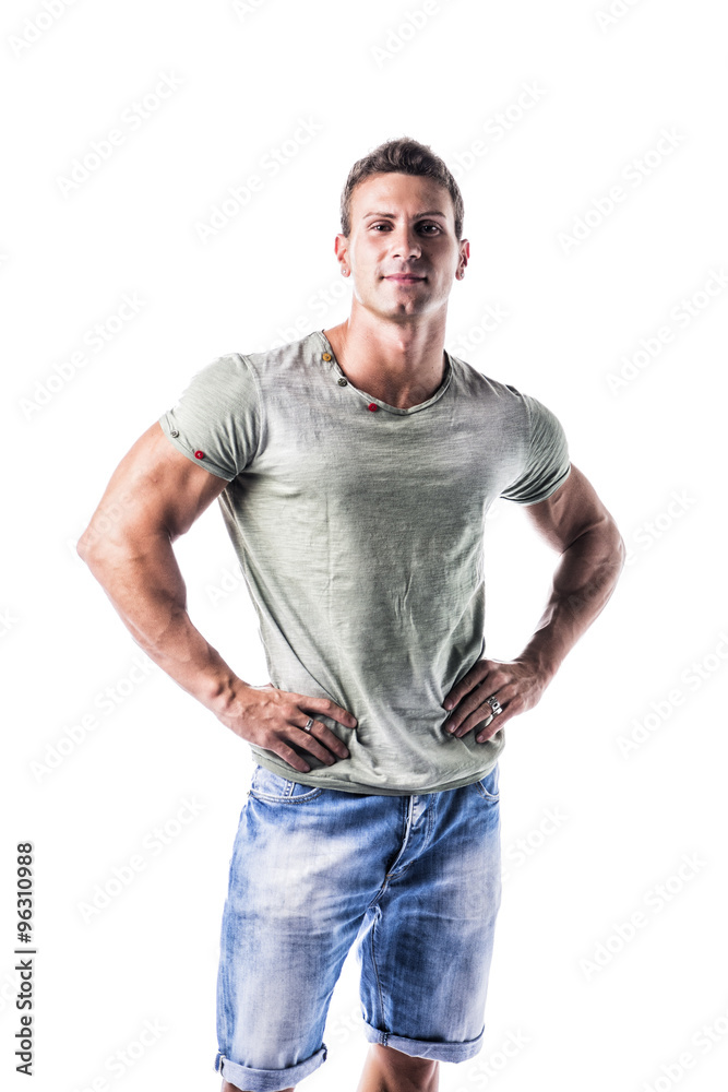 Handsome young man isolated on white background Handsome young man isolated on white background