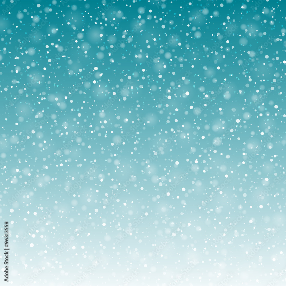 Falling snow background