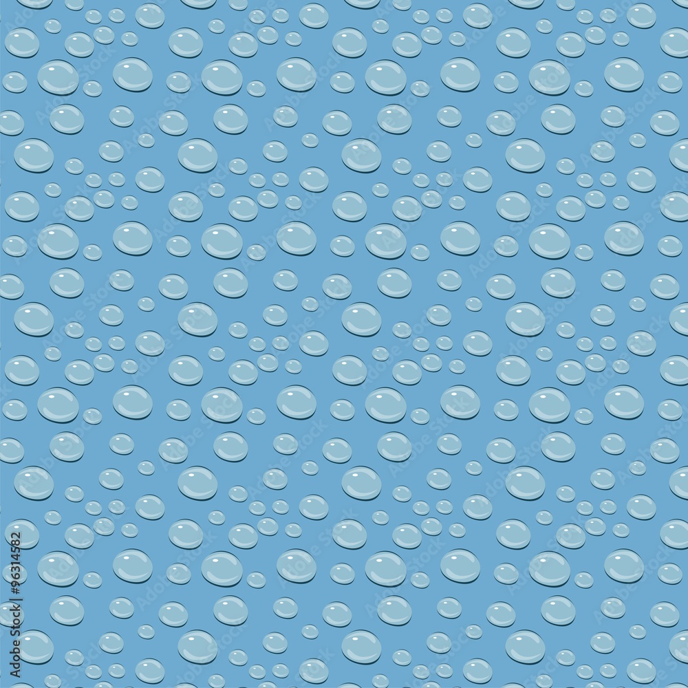 seamless background with drops of water 
